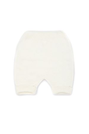 Pantalone bianco in lana vergine LITTLE BEAR KIDS | 7003LATTE